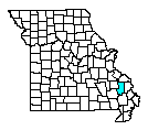 Map of Bollinger County