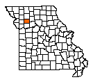 Map of Caldwell County