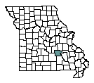 Map of Dent County