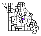 Map of Maries County
