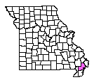 Map of New Madrid County