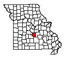 Map of Pulaski County