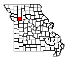 Map of Ray County