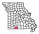 Map of Taney County