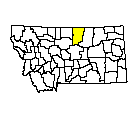 Map of Blaine County