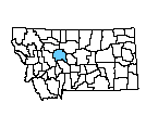 Map of Cascade County