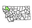Map of Flathead County