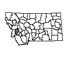 Map of Granite County