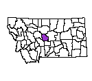 Map of Judith Basin County