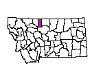 Map of Liberty County