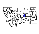Map of Petroleum County