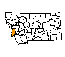 Map of Ravalli County