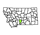 Map of Sweet Grass County