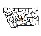 Map of Wheatland County