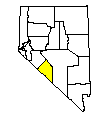 Map of Esmeralda County