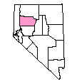 Map of Pershing County