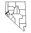 Map of Storey County