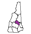 Map of Belknap County