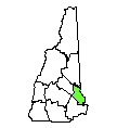 Map of Strafford County