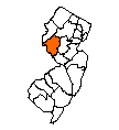 Map of Hunterdon County