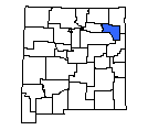 Map of Harding County