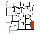 Map of Lea County