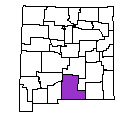 Map of Otero County