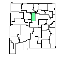 Map of Santa Fe County