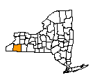 Map of Cattaraugus County