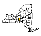 Map of Cortland County