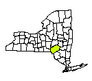 Map of Delaware County