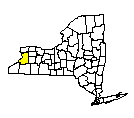 Map of Erie County