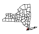 Map of New York County
