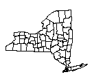 Map of Queens County