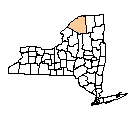 Map of St. Lawrence County