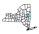 Map of Saratoga County