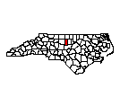 Map of Alamance County