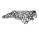 Map of Alexander County