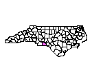 Map of Anson County