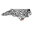 Map of Brunswick County