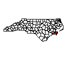 Map of Carteret County