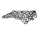 Map of Caswell County