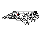 Map of Davie County