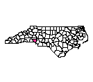 Map of Gaston County