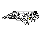 Map of Lenoir County