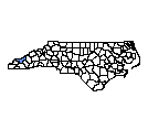 Map of Swain County