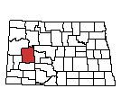 Map of Dunn County