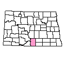 Map of Emmons County