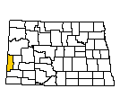 Map of Golden Valley County