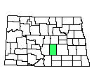 Map of Kidder County